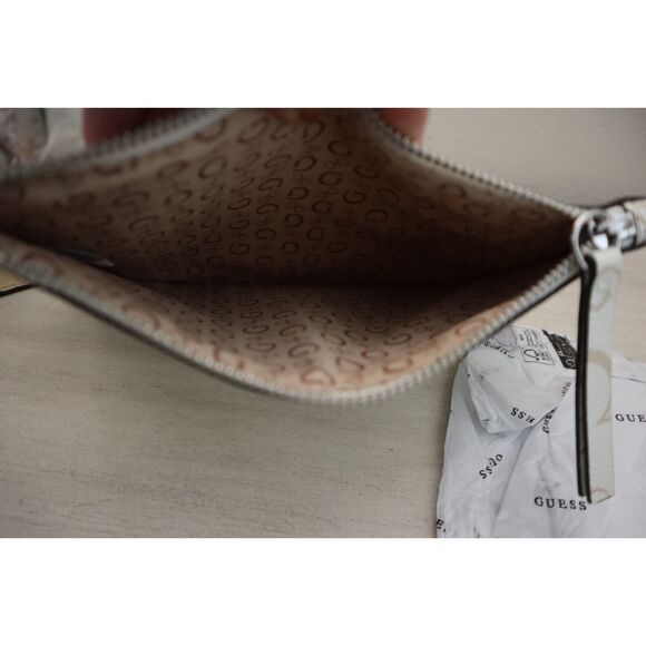 Guess HH948125 Women's Large White Delphine Logo Tote Bag w/Large Pouch - Picture 12 of 16